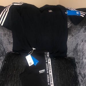 Medium adidas sets, brand new, with tags